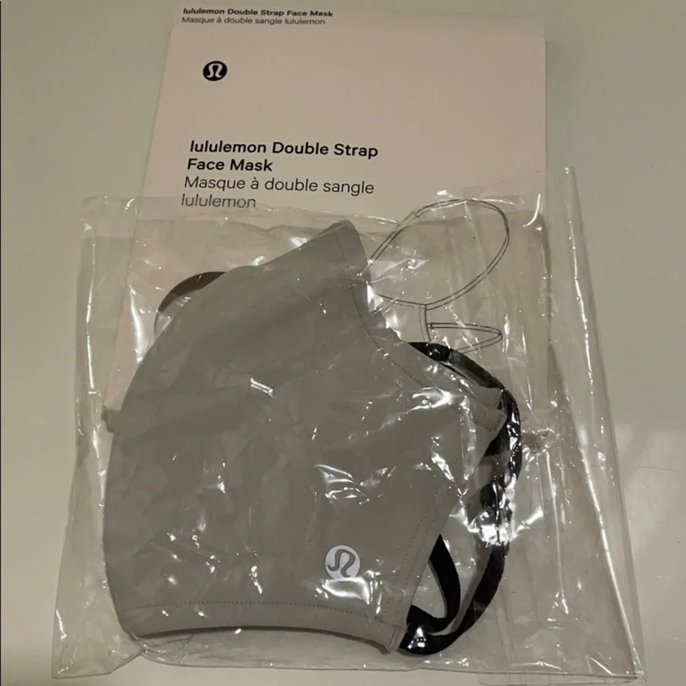 Lululemon Gray Mask—NWT